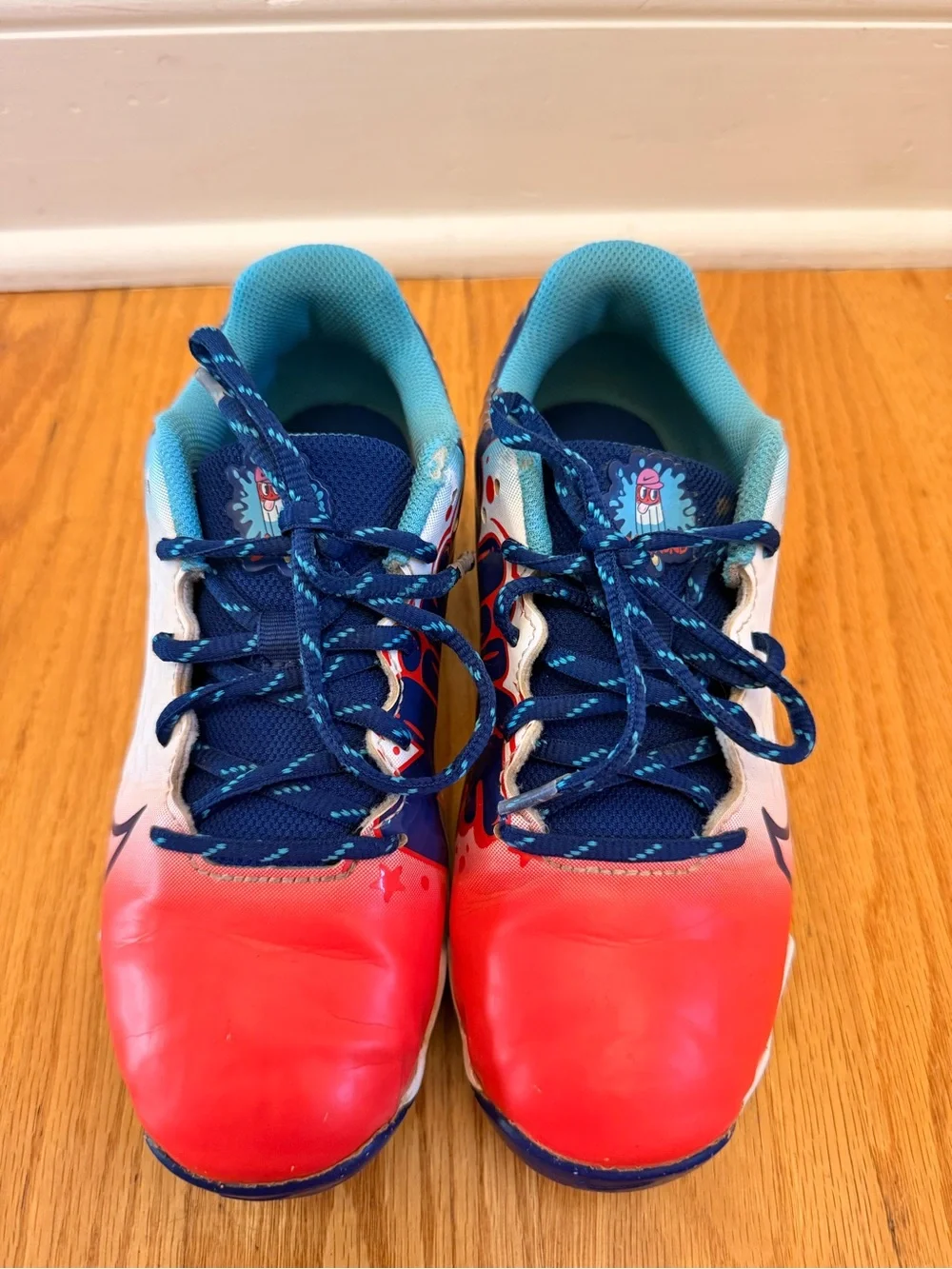 Nike Kids' Red, White & Blue Baseball Cleats